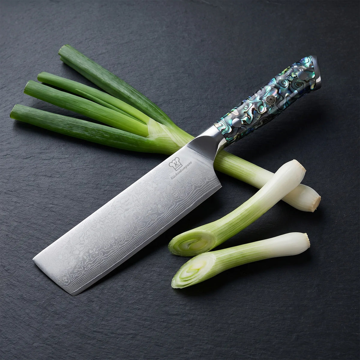 Cuchillo Nakiri Damasco Sheru
