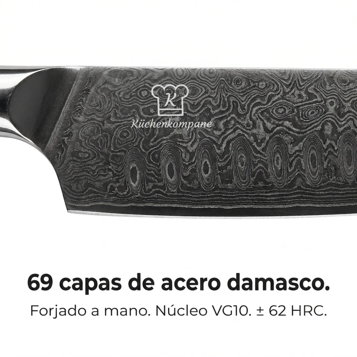 Cuchillo Santoku Damasco Sheru
