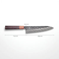 Cuchillo de Chef Damasco Shikku