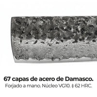 Cuchillo Nakiri Damasco Shikku