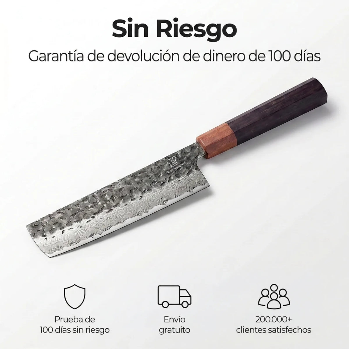 Cuchillo Nakiri Damasco Shikku