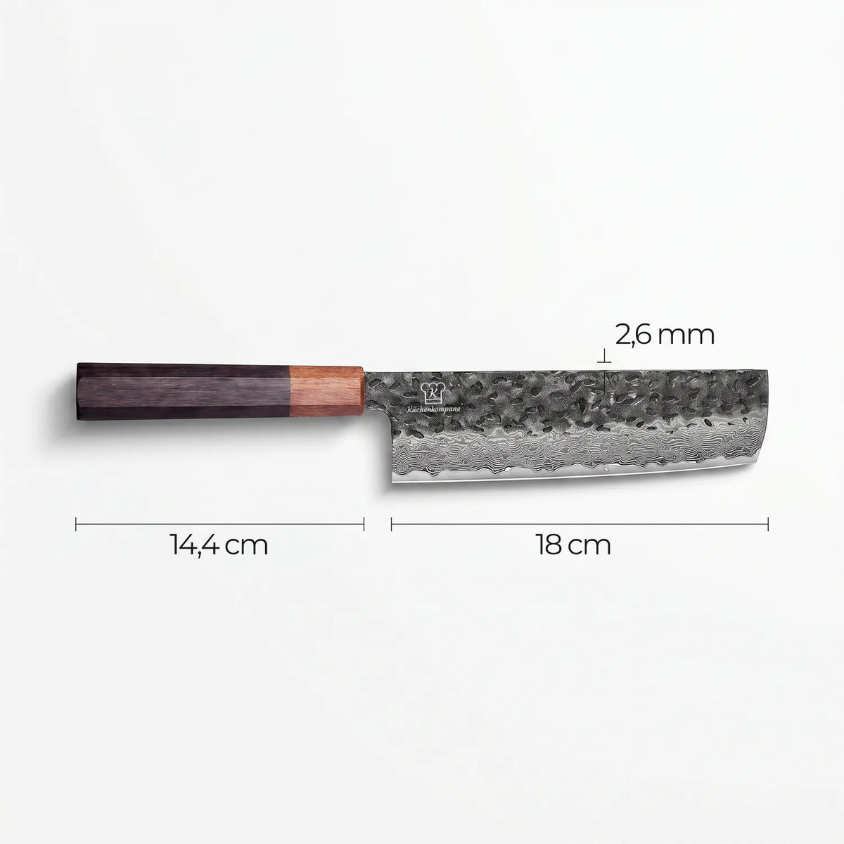 Cuchillo Nakiri Damasco Shikku