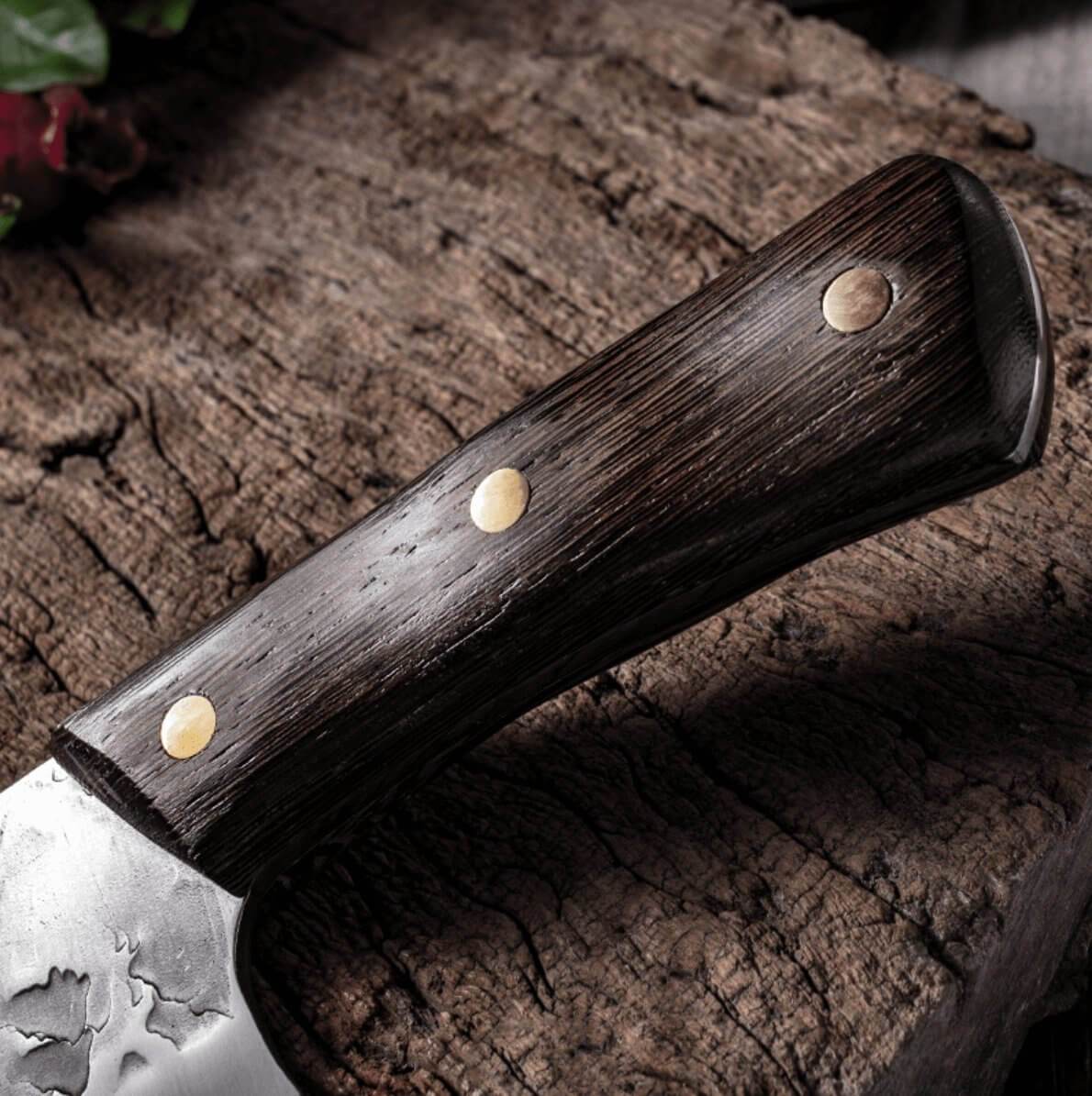 Rustikales Hackmesser - Küchenkompane